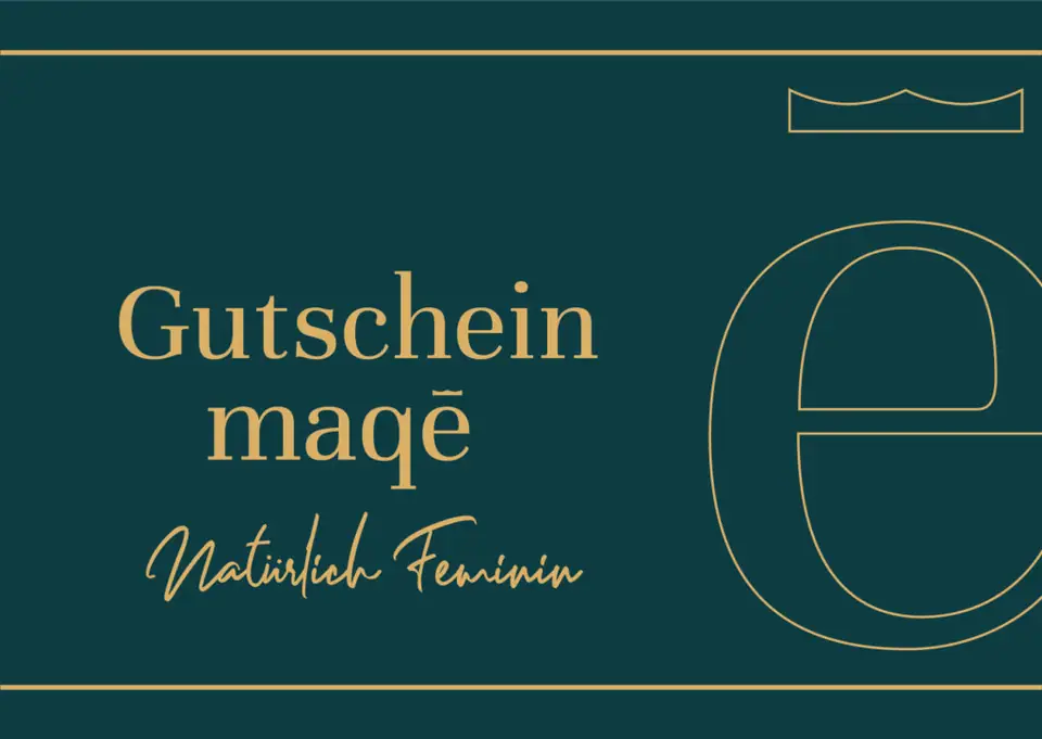maqē Gutschein Vorderseite